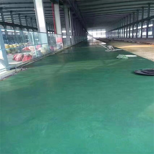 绿色金刚砂耐磨地坪